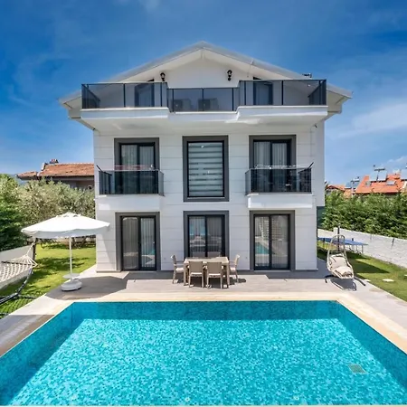 Modern Chic 4-bedroom With Private Pool And Garden In Central Hisaronu *